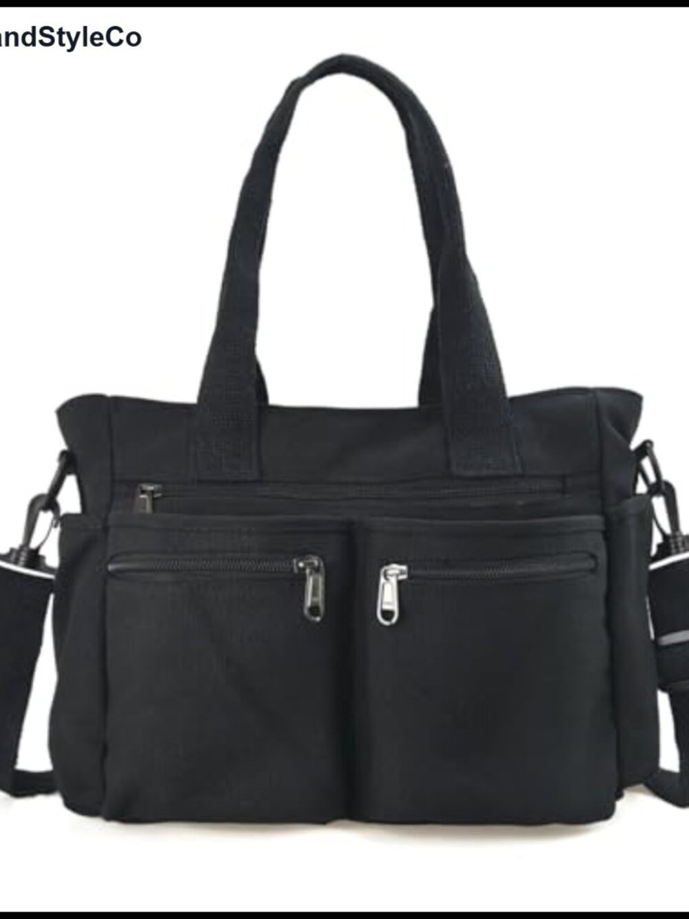 Corduroy Tote Bag with Multiple Pockets Hobo Shoulder Crossbody